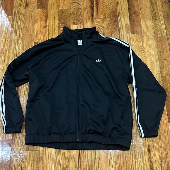 adidas Other - Adidas Black Jacket with White Accents